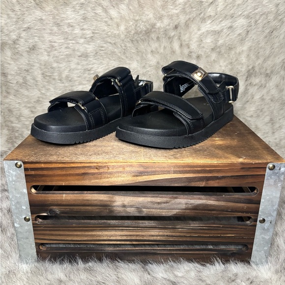 a new day Black Sandals - Picture 2 of 4